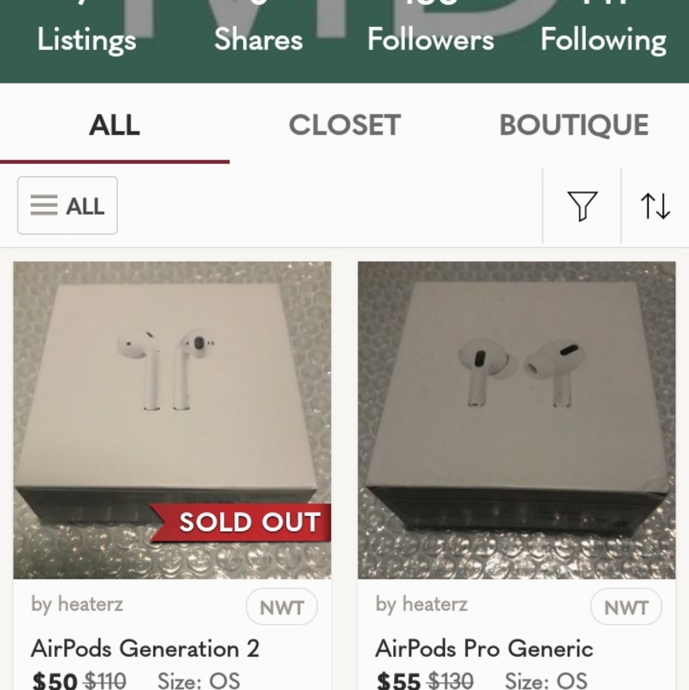 I'm not selling anything